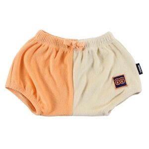 Kids Two-Tone Orange and Cream Shorts